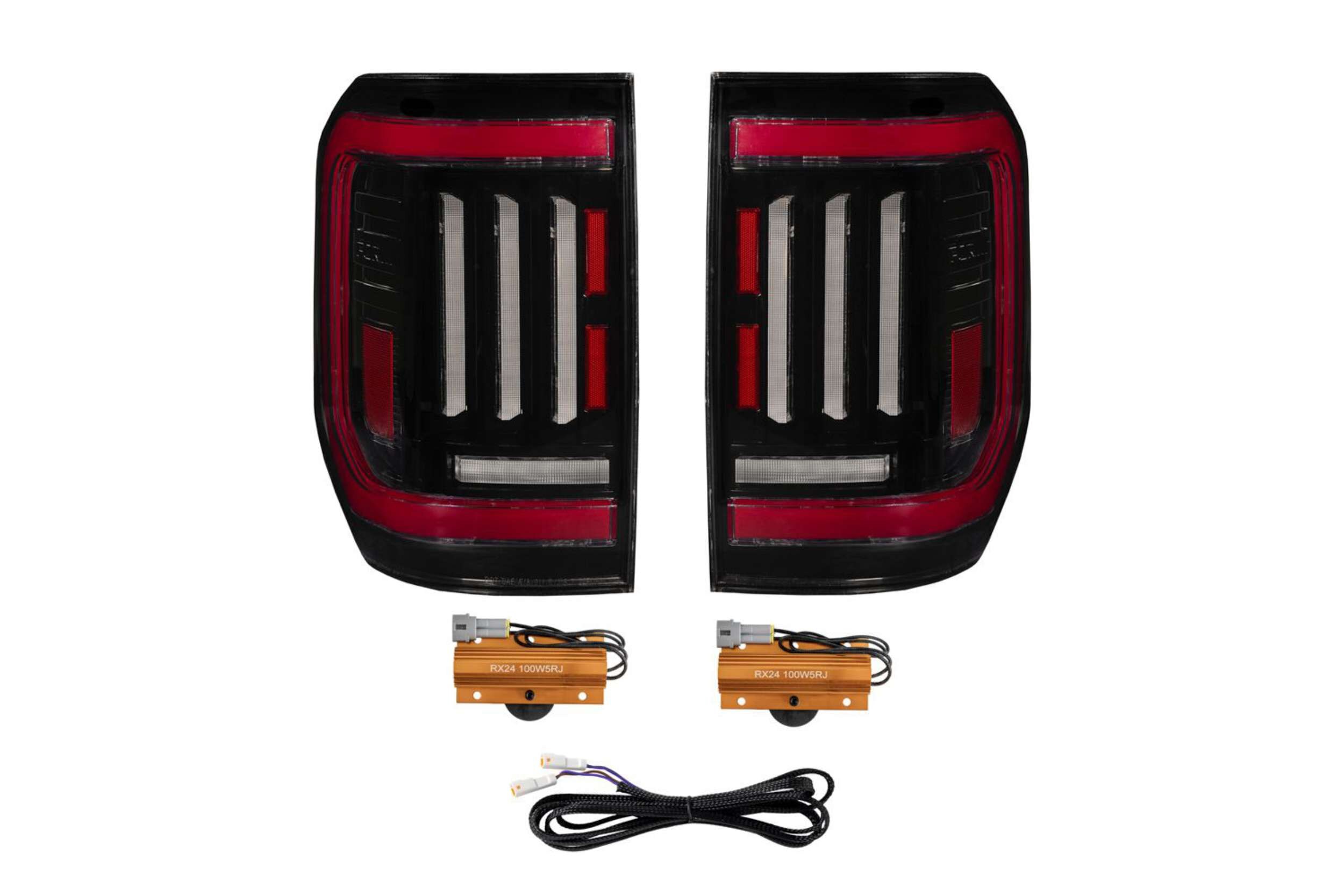 2022-2024 Ford Maverick LED Tail Lights Red (pair)